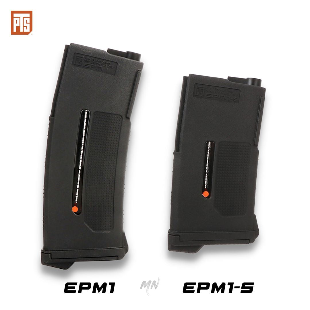 PTS® Enhanced Polymer Magazine ONE (EPM1) for airsoft enthusiasts. With a staggering 250+ round capacity, this high-capacity AEG magazine guarantees the legendary reliability PTS magazines are known for. Compatible with popular Airsoft AR-15 M4 AEGs such as Tokyo Marui, KWA, G&P, VFC, including HK416, PTS PDR-C, PTS ERG series, PTS Masada AEG, AMOEBA AM Variants, and more. Features include a Dupont Zytel® polymer shell