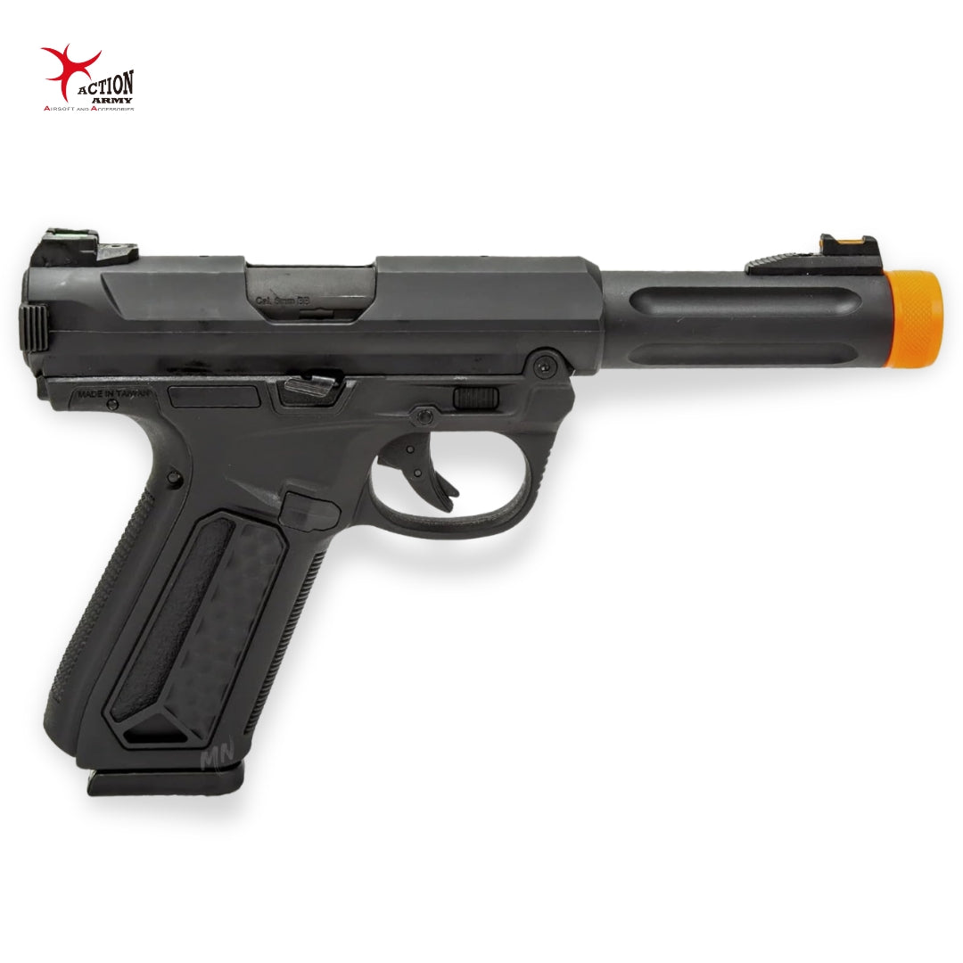 Action Army AAP-01 Airsoft Pistol with Blowback Action. With semi/full-auto capabilities, a 22-round mag, and easy customization, this polymer pistol is a favorite for airsoft players at an accessible price. best upgrade platform for gas blowback airsoft pistol.