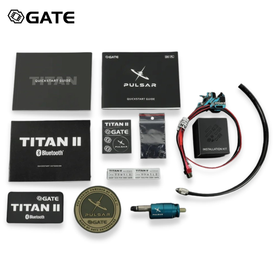 Gate PULSAR S HPA Engine with TITAN II Bluetooth® - the world's most advanced single solenoid HPA engine for airsoft enthusiasts. Experience unprecedented trigger response and user-friendly control with the GCS app for smartphones. Enjoy unparalleled settings and configurations, including a groundbreaking optical trigger sensor, previously limited to AEG users. GATE technology revolutionizes the world of HPA replicas, bringing your airsoft experience into the future.