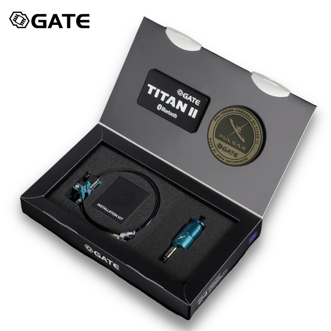 Gate PULSAR S HPA Engine with TITAN II Bluetooth® - the world's most advanced single solenoid HPA engine for airsoft enthusiasts. Experience unprecedented trigger response and user-friendly control with the GCS app for smartphones. Enjoy unparalleled settings and configurations, including a groundbreaking optical trigger sensor, previously limited to AEG users. GATE technology revolutionizes the world of HPA replicas, bringing your airsoft experience into the future.