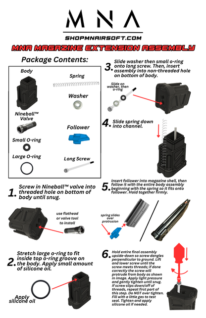 Hi Capa magazine extension in red, blue, green, gold, black, rainbow, purple. Custom upgraded hi capa magazine extension for tokyo marui gas blowback airsoft pistol. Best upgrade for magazine in 2025 for custom upgraded hicapa. assembly instructions.