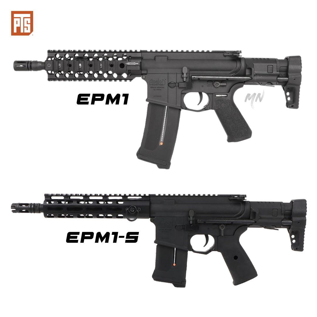 PTS® Enhanced Polymer Magazine ONE (EPM1) for airsoft enthusiasts. With a staggering 250+ round capacity, this high-capacity AEG magazine guarantees the legendary reliability PTS magazines are known for. Compatible with popular Airsoft AR-15 M4 AEGs such as Tokyo Marui, KWA, G&P, VFC, including HK416, PTS PDR-C, PTS ERG series, PTS Masada AEG, AMOEBA AM Variants, and more. Features include a Dupont Zytel® polymer shell