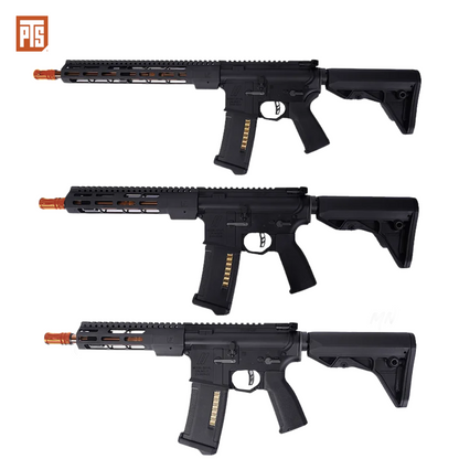 PTS Zev Core Elite M4 AEG Full metal airsof rifle. 7 inch, 10 inch, and 14 inch models for CQB or long range sniping airsoft gameplay. The best m4 aeg rifle out of the box. Pre-upgraded CYMA airsoft AEG Zev core PTS Elite m4 airsoft AEG rifle.
