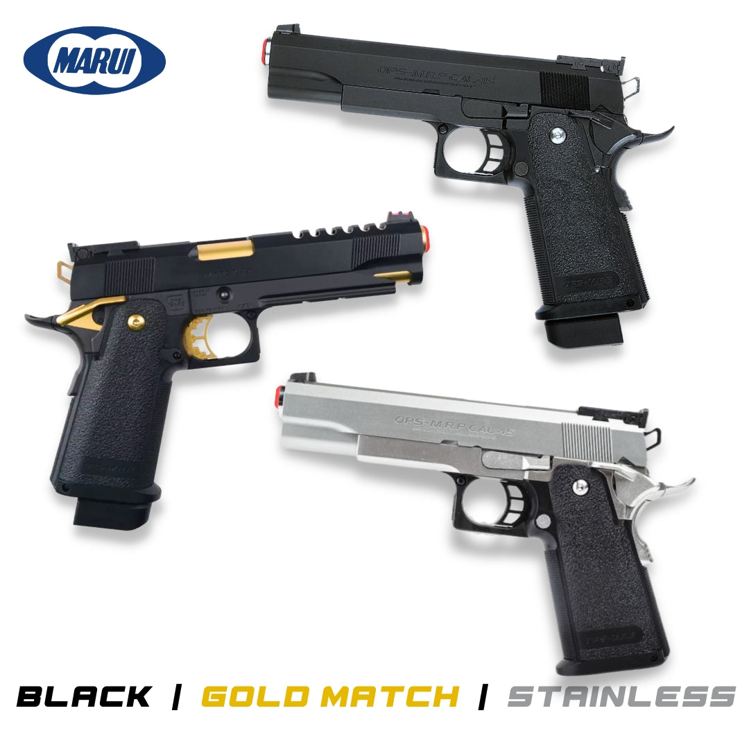 Tokyo Marui Hi Capa 5.1 Black Gas Blowback Airsoft Pistol. Widely considered the best airsoft gas pistol, this highly upgradeable platform is perfect for enthusiasts, offering hundreds of aftermarket parts and customization options.