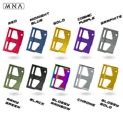 minnesota airsoft hi capa triggers. red, blue, gold, rainbow, chrome, and black speed skeletonized upgraded hicapa trigger for tokyo marui airsoft pistol.