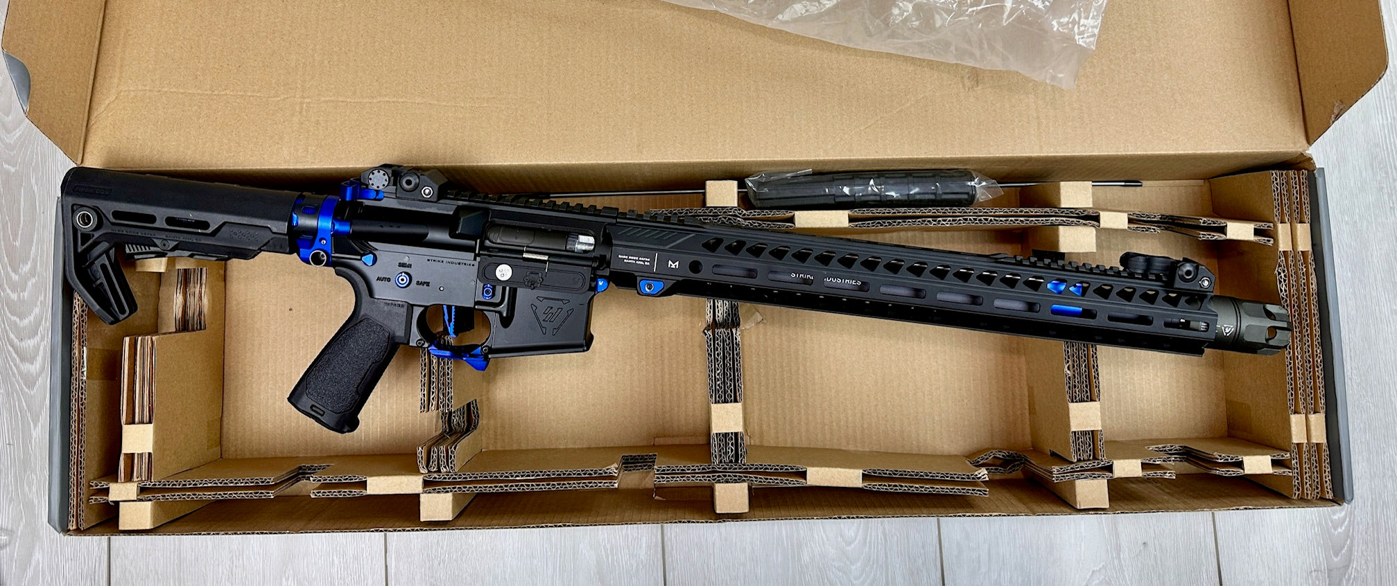 EMG / Strike Industries Licensed Tactical Competition AEG w/ G&P Ver2 - GATE Aster Gearbox Model: Carbine - 400 FPS