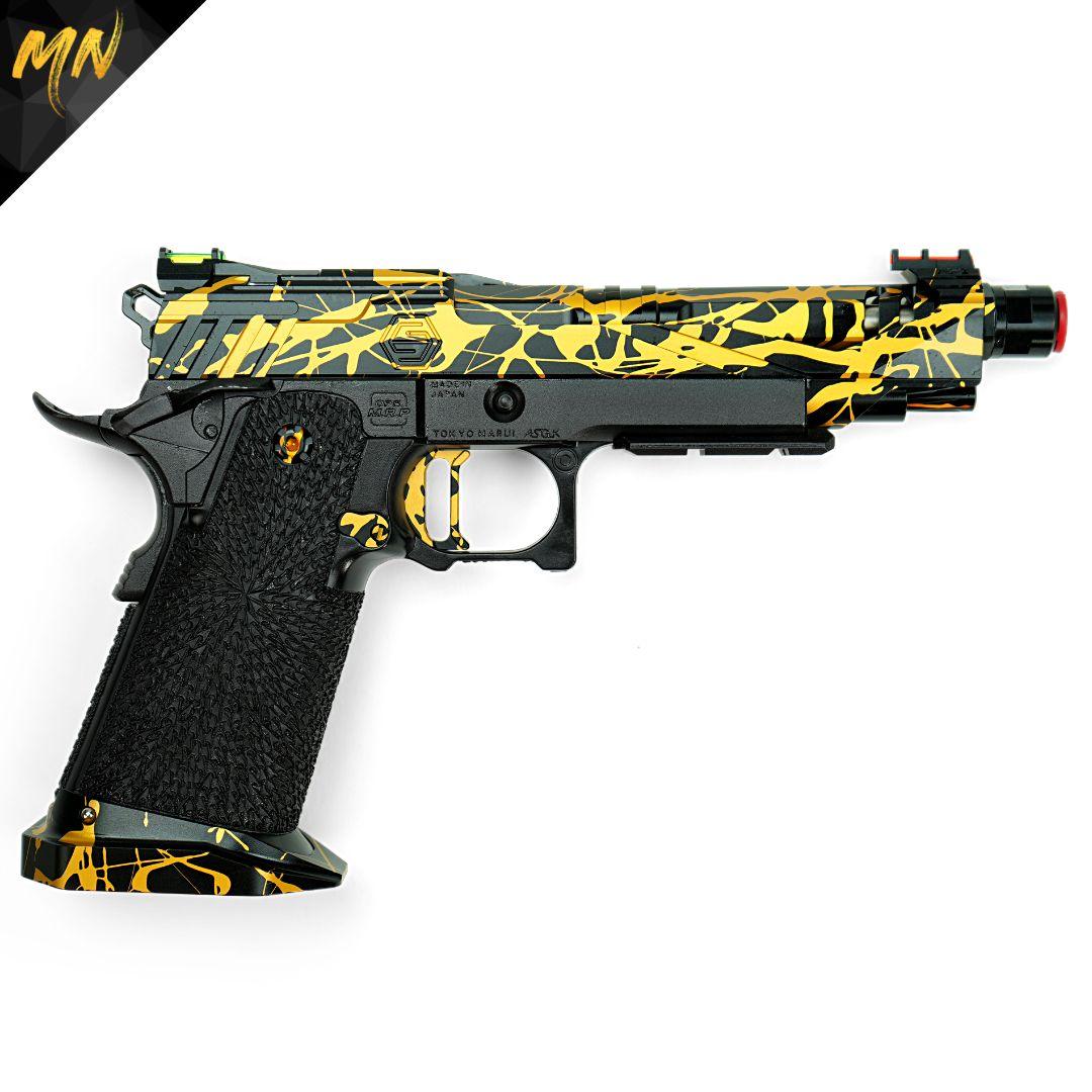 Project Midas | Custom Hi Capa 5.1 - Minnesota Airsoft Airsoft airsoft guns airsoft suppressor phantom airsoft Gen 3 Phantom Tracer unit airsoft best airsoft m4 novritsch airsoft sniper rifle hi capa custom pistol airsoft 2022 best AEG airsoft guns in 2023 Minnesota airsoft MN Airsoft guns for beginners best AK VSR Tokyo Marui KWA CYMA G&G Airsoft guns