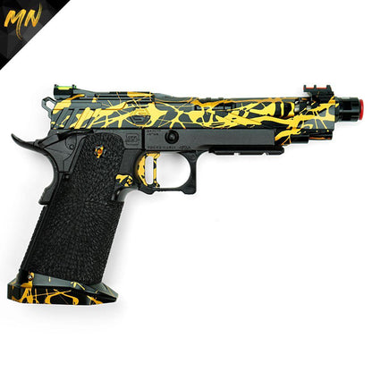 Project Midas | Custom Hi Capa 5.1 - Minnesota Airsoft Airsoft airsoft guns airsoft suppressor phantom airsoft Gen 3 Phantom Tracer unit airsoft best airsoft m4 novritsch airsoft sniper rifle hi capa custom pistol airsoft 2022 best AEG airsoft guns in 2023 Minnesota airsoft MN Airsoft guns for beginners best AK VSR Tokyo Marui KWA CYMA G&G Airsoft guns