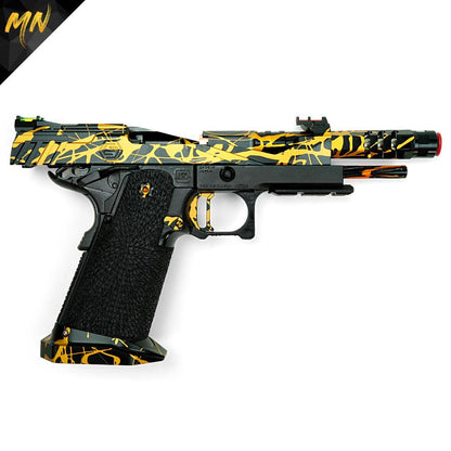 Project Midas | Custom Hi Capa 5.1 - Minnesota Airsoft Airsoft airsoft guns airsoft suppressor phantom airsoft Gen 3 Phantom Tracer unit airsoft best airsoft m4 novritsch airsoft sniper rifle hi capa custom pistol airsoft 2022 best AEG airsoft guns in 2023 Minnesota airsoft MN Airsoft guns for beginners best AK VSR Tokyo Marui KWA CYMA G&G Airsoft guns