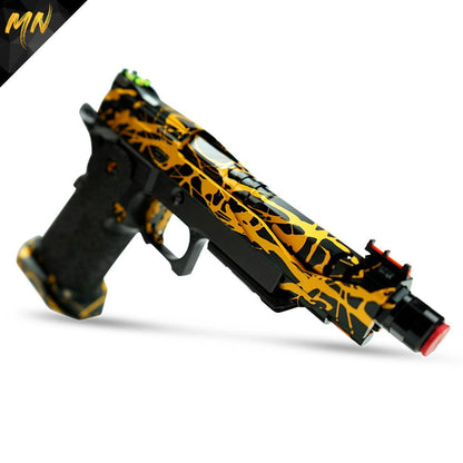 Project Midas | Custom Hi Capa 5.1 - Minnesota Airsoft Airsoft airsoft guns airsoft suppressor phantom airsoft Gen 3 Phantom Tracer unit airsoft best airsoft m4 novritsch airsoft sniper rifle hi capa custom pistol airsoft 2022 best AEG airsoft guns in 2023 Minnesota airsoft MN Airsoft guns for beginners best AK VSR Tokyo Marui KWA CYMA G&G Airsoft guns