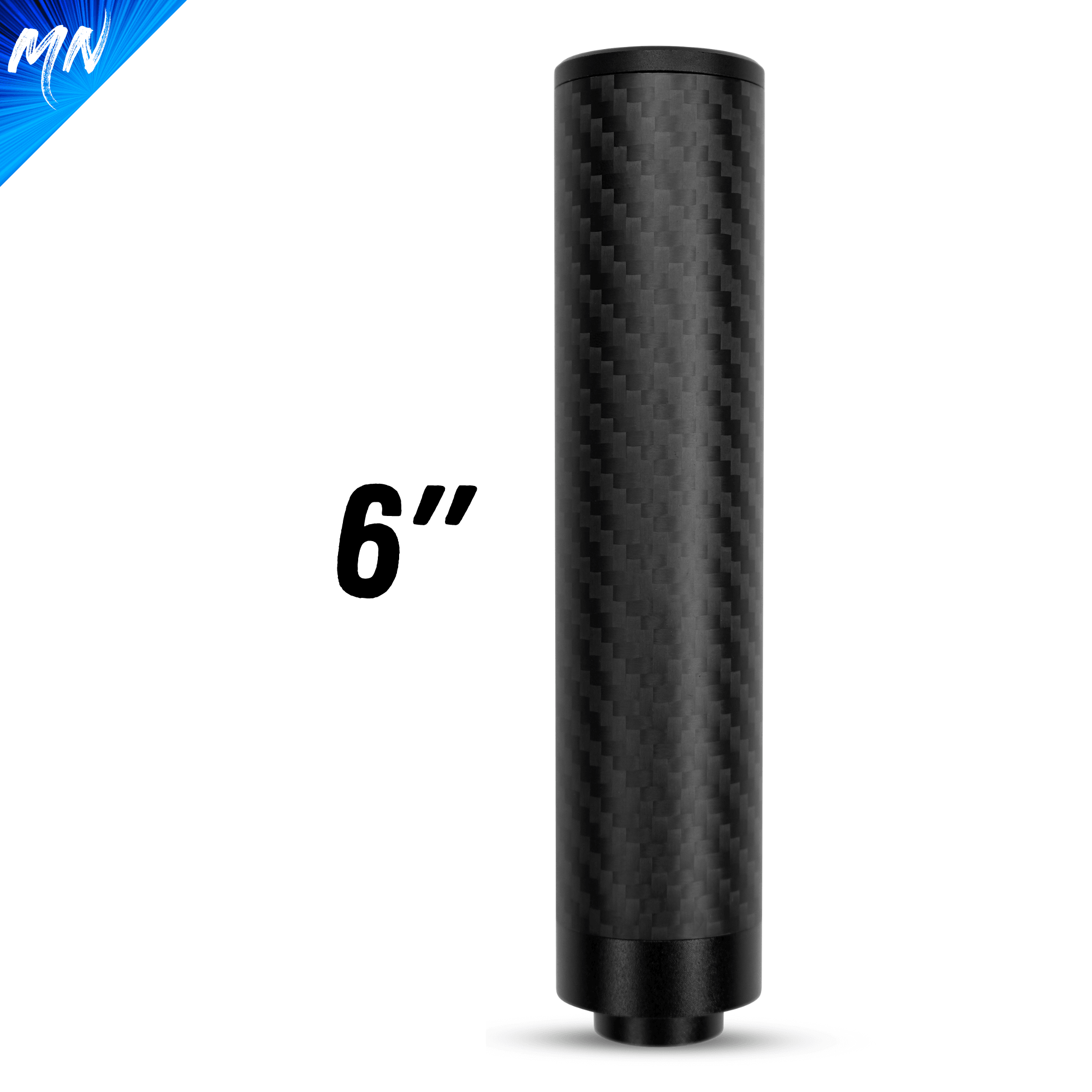 Dominate your airsoft competition with the Minnesota Airsoft Gen 3 Phantom Carbon Fiber Airsoft Suppressor on your gun.