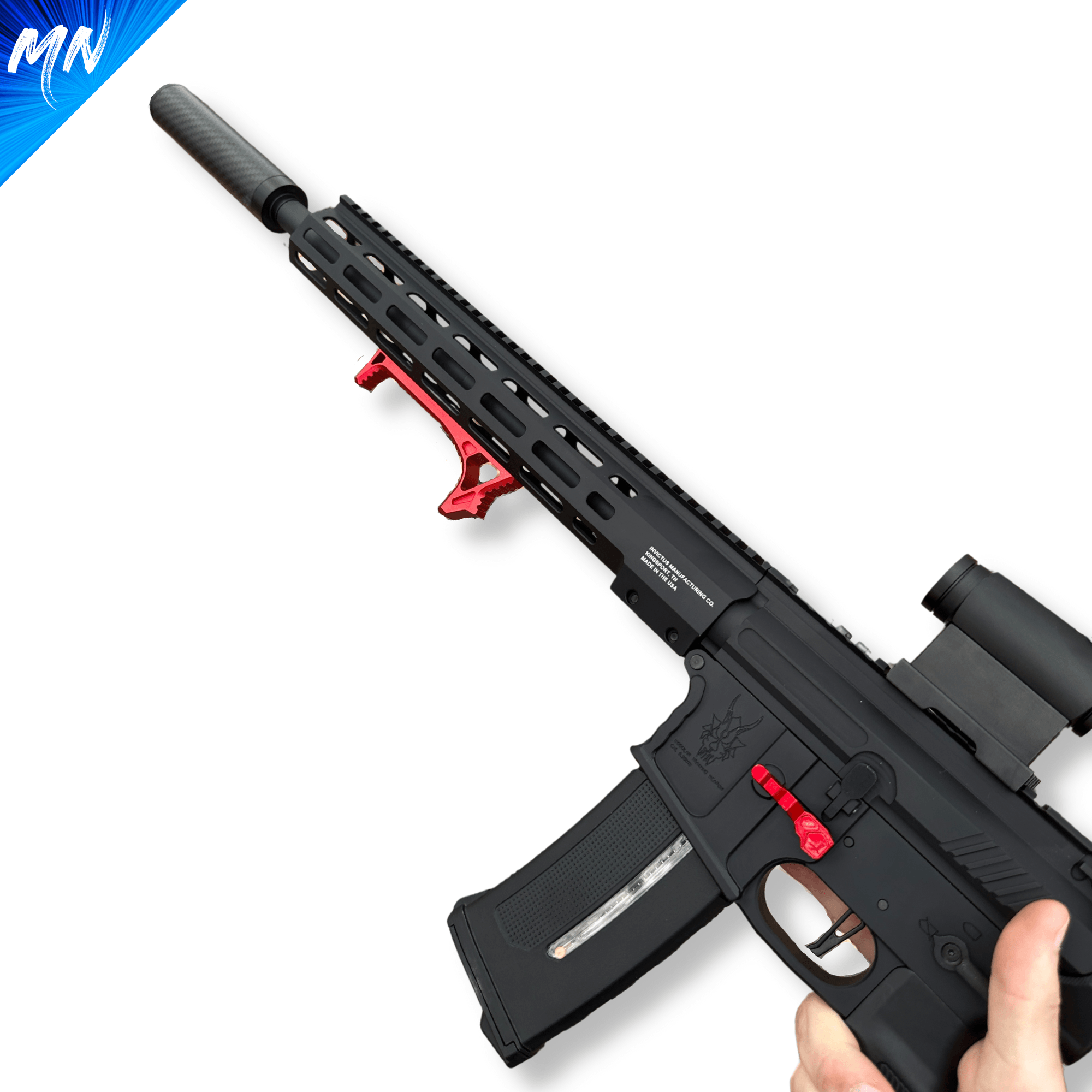 Gen 3 Phantom™ Carbon Fiber Suppressor - Minnesota Airsoft guns airsoft suppressor phantom airsoft Gen 3 Phantom Tracer unit airsoft 