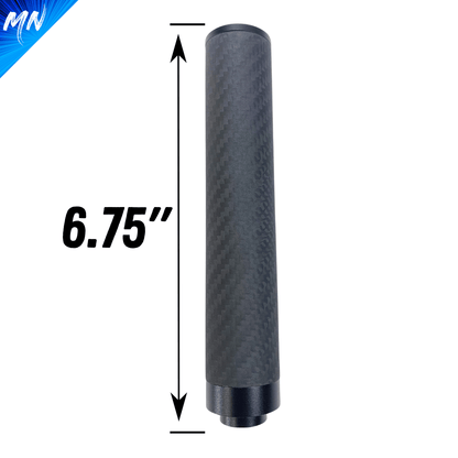 Gen 2 Phantom™ Carbon Fiber Suppressor - Minnesota Airsoft Airsoft airsoft guns airsoft suppressor phantom airsoft Gen 3 Phantom Tracer unit airsoft best airsoft m4 novritsch airsoft sniper rifle hi capa custom pistol airsoft 2022 best AEG airsoft guns in 2023 Minnesota airsoft MN Airsoft guns for beginners best AK VSR Tokyo Marui KWA CYMA G&G Airsoft guns