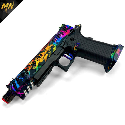 Project Nebula | Custom Hi Capa 5.1 - Minnesota Airsoft Airsoft airsoft guns airsoft suppressor phantom airsoft Gen 3 Phantom Tracer unit airsoft best airsoft m4 novritsch airsoft sniper rifle hi capa custom pistol airsoft 2022 best AEG airsoft guns in 2023 Minnesota airsoft MN Airsoft guns for beginners best AK VSR Tokyo Marui KWA CYMA G&G Airsoft guns