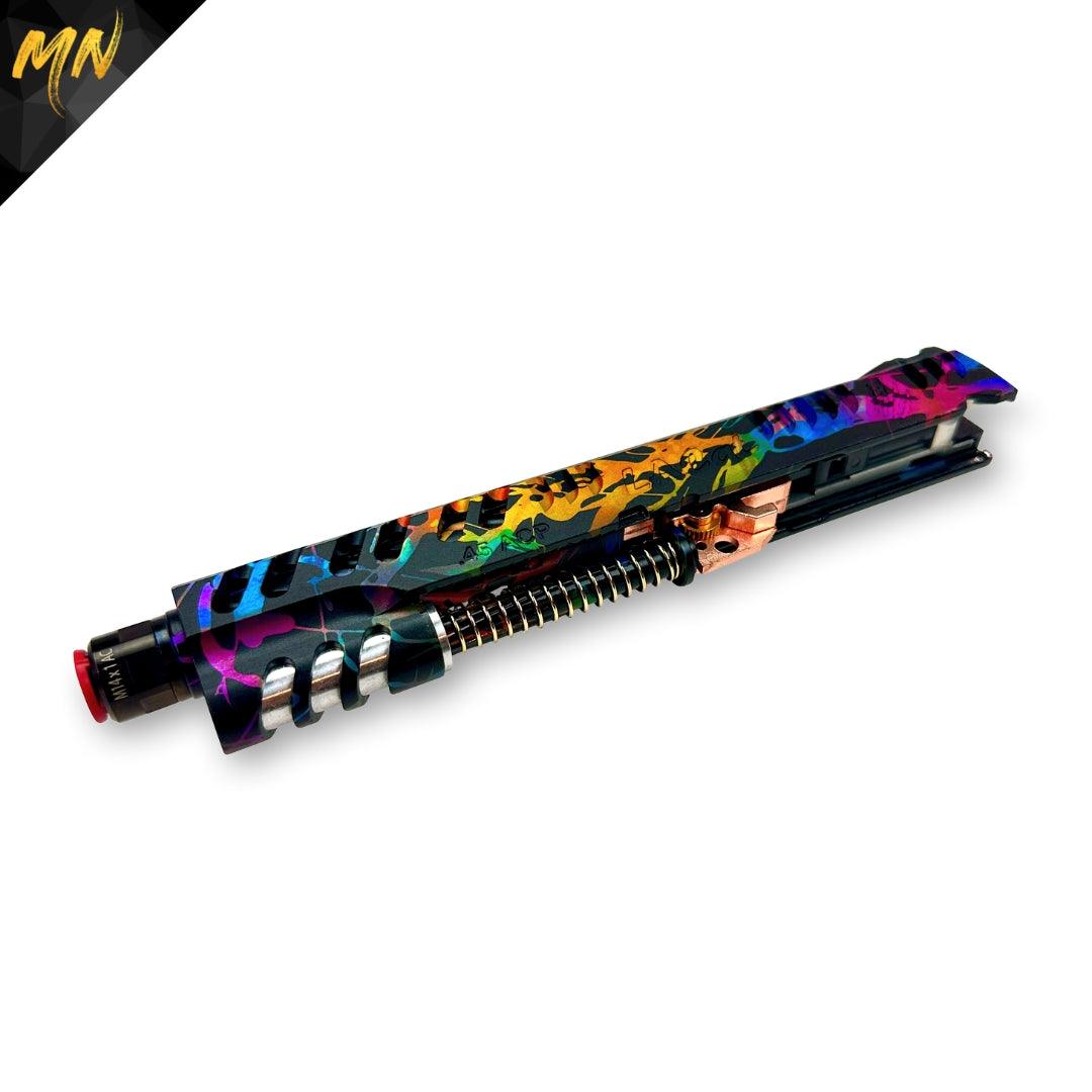 Project Nebula | Custom Hi Capa 5.1 - Minnesota Airsoft Airsoft airsoft guns airsoft suppressor phantom airsoft Gen 3 Phantom Tracer unit airsoft best airsoft m4 novritsch airsoft sniper rifle hi capa custom pistol airsoft 2022 best AEG airsoft guns in 2023 Minnesota airsoft MN Airsoft guns for beginners best AK VSR Tokyo Marui KWA CYMA G&G Airsoft guns